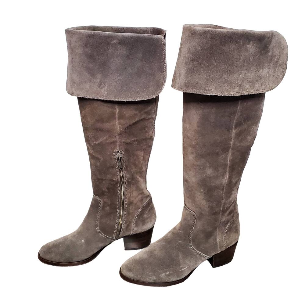 Frye Clara Over The Knee Suede Leather Boot 7